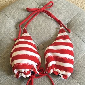 Red, White & Blue Striped & Stars Bathing Suit Set